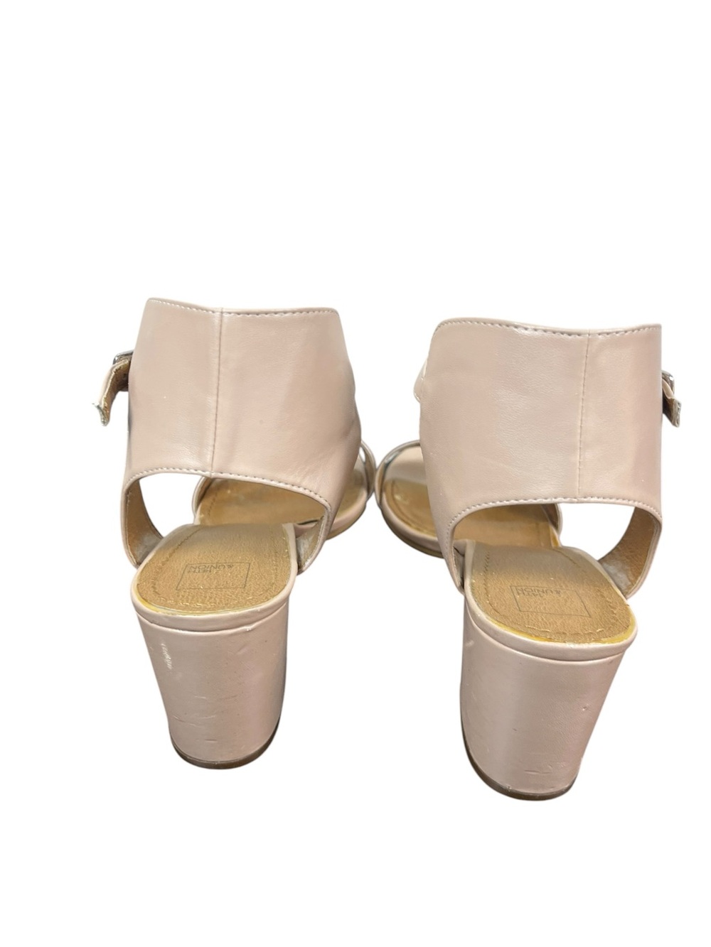 14th & Union Beige Patent Ankle Strap Heels Women's size 8 - Picture 6 of 12